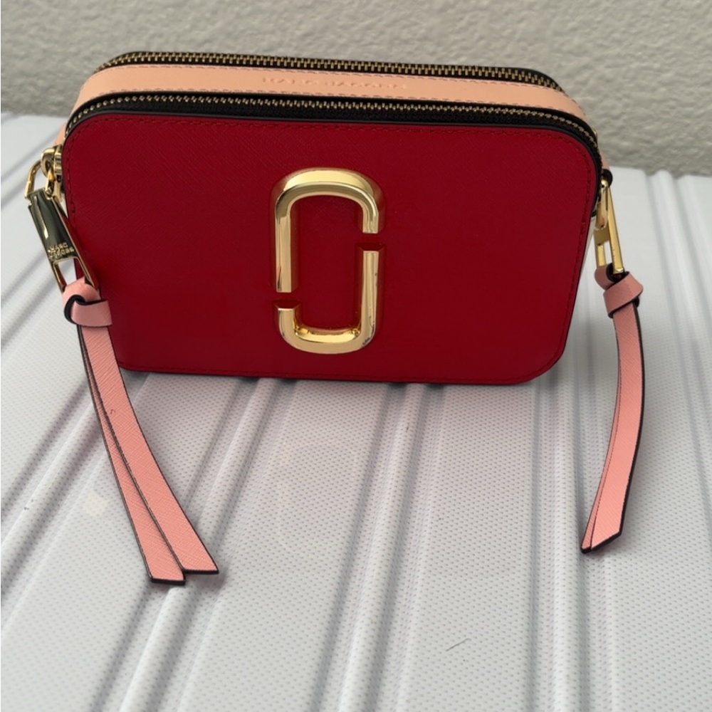 Marc Jacobs Red and Pink Wristlet